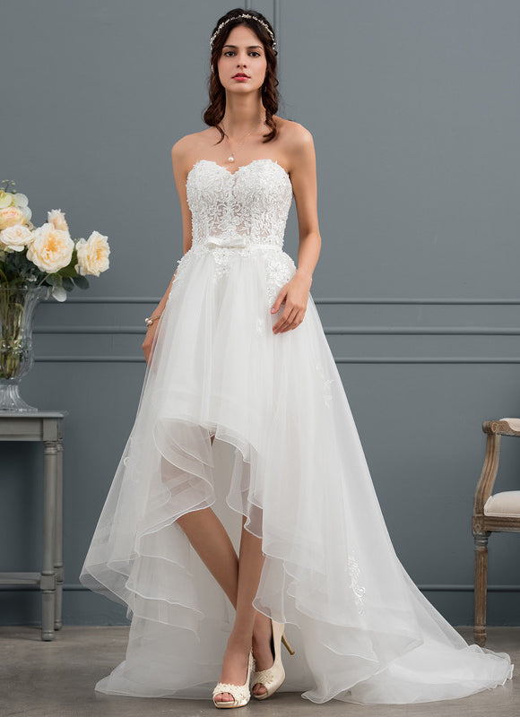 Robe Nuptiale Chic À Traîne - gallery 3