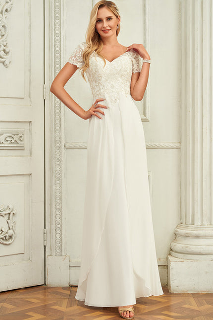 Robe Nuptiale Col V Romantique - gallery 3