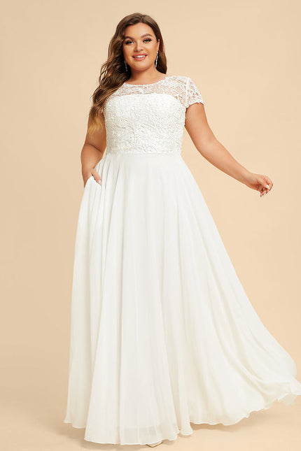 Robe Nuptiale Romantique En Mousseline - gallery 8