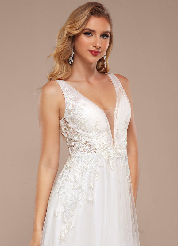 Robe Nuptiale Vaporeuse À Paillettes - gallery 4