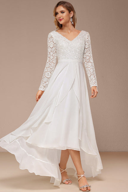 Robe Nuptiale Fluide À Volants Raffinés - gallery 5
