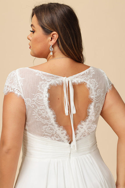 Robe Nuptiale Fluide À Dentelle Raffinée - gallery 9