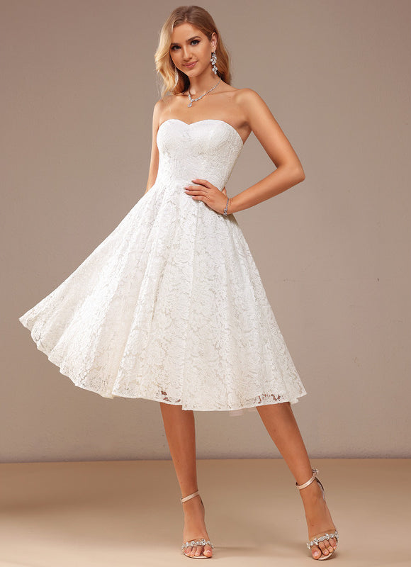 Robe De Mariee Courte En Tulle