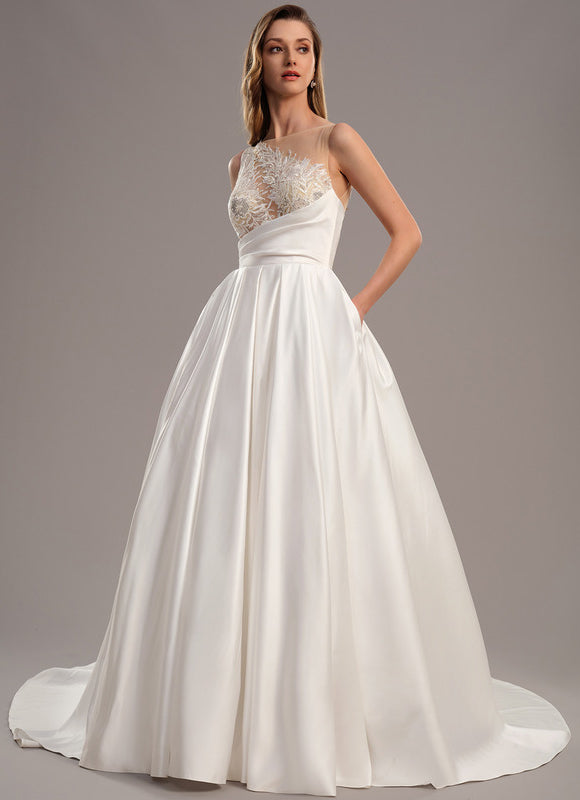 Robe De Mariée En Tulle - gallery 1
