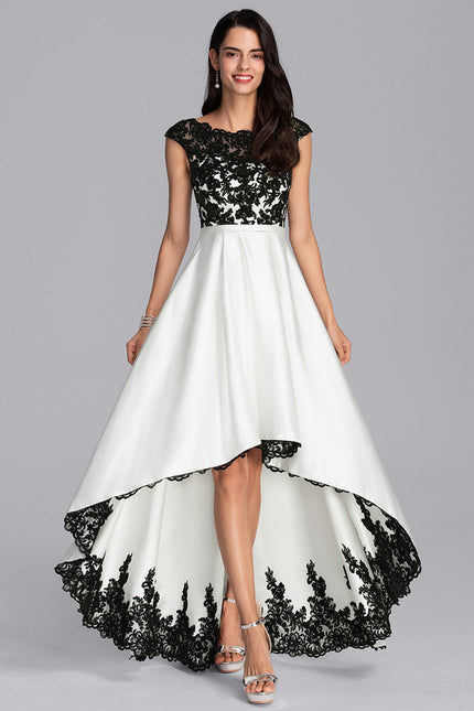 Robe De Bal Chic Bicolore Élégante