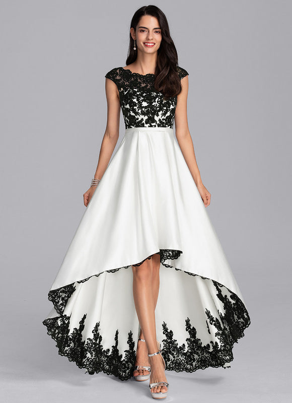 Robe De Bal Chic Bicolore Élégante