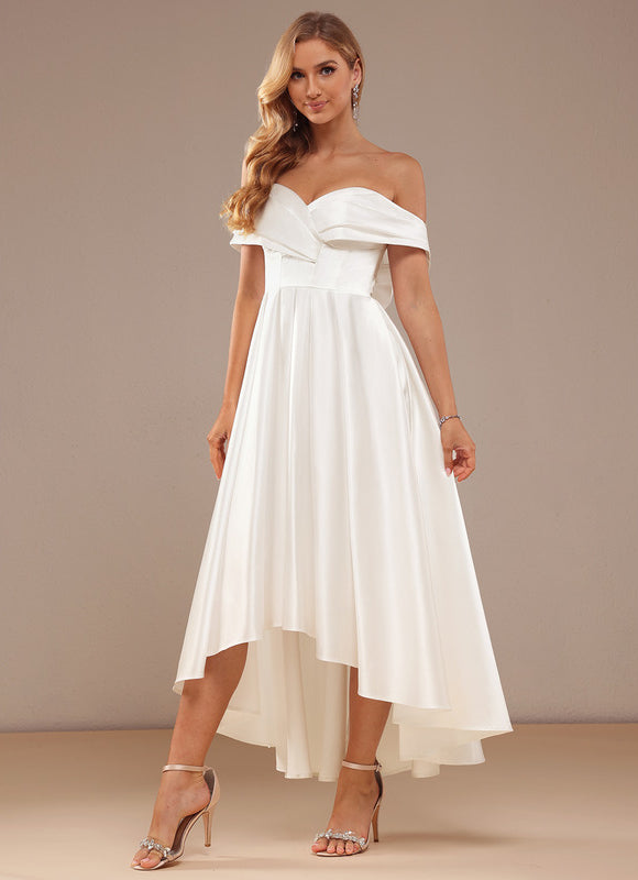 Robe Nuptiale Satinée Épurée Élégante - gallery 6