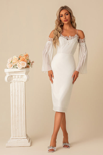 Robe Midi Élégante À Manches Fluides - gallery 1