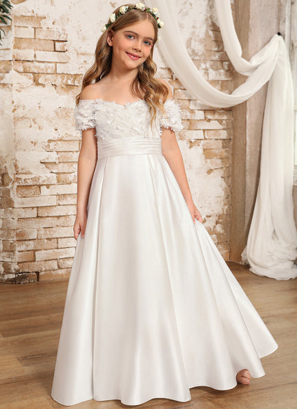 Robe De Mariee Blanche Et Verte