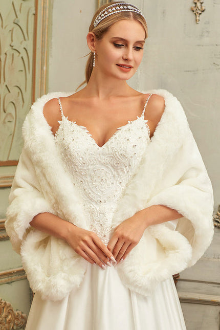 Robe Nuptiale Satinée Avec Poches - gallery 2