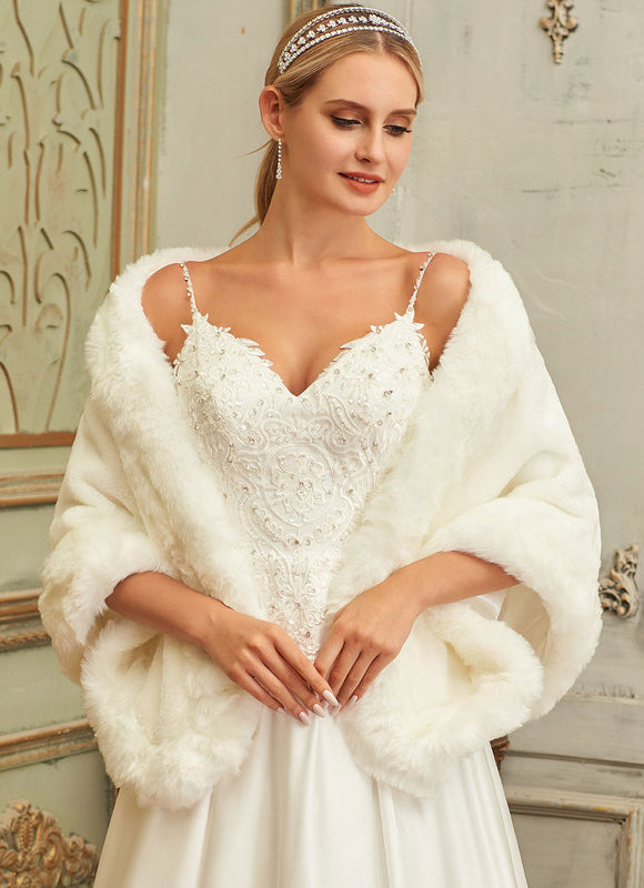Robe Nuptiale Satinée Avec Poches - gallery 2