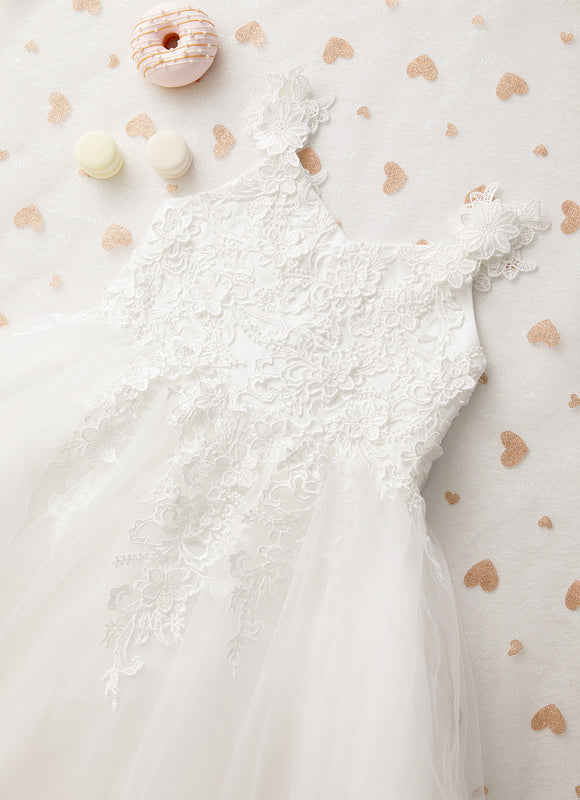 Robe Enfant Tulle Florale Élégante - gallery 7
