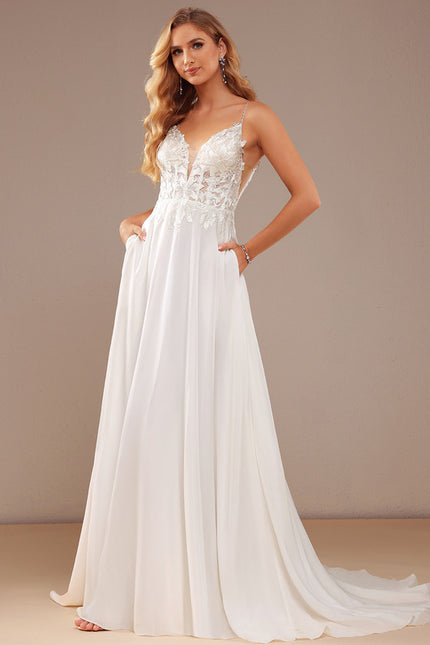 Robe De Mariée Avec Plumes. - gallery 9