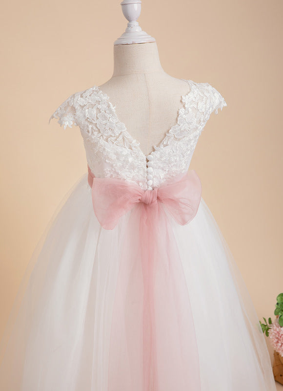 Robe Enfant Élégante À Dos Nu - gallery 3