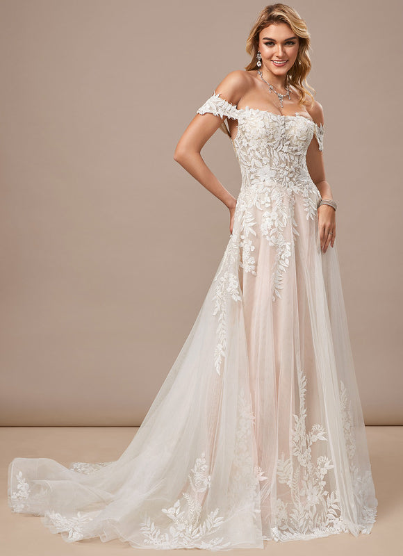Robe De Mariee Epaule Denudee