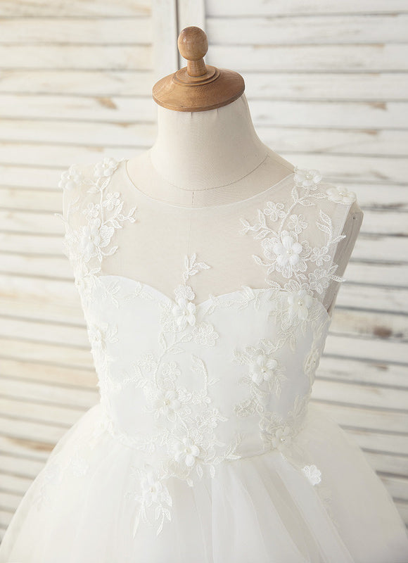 Robe Enfant Élégante À Traîne. - gallery 2