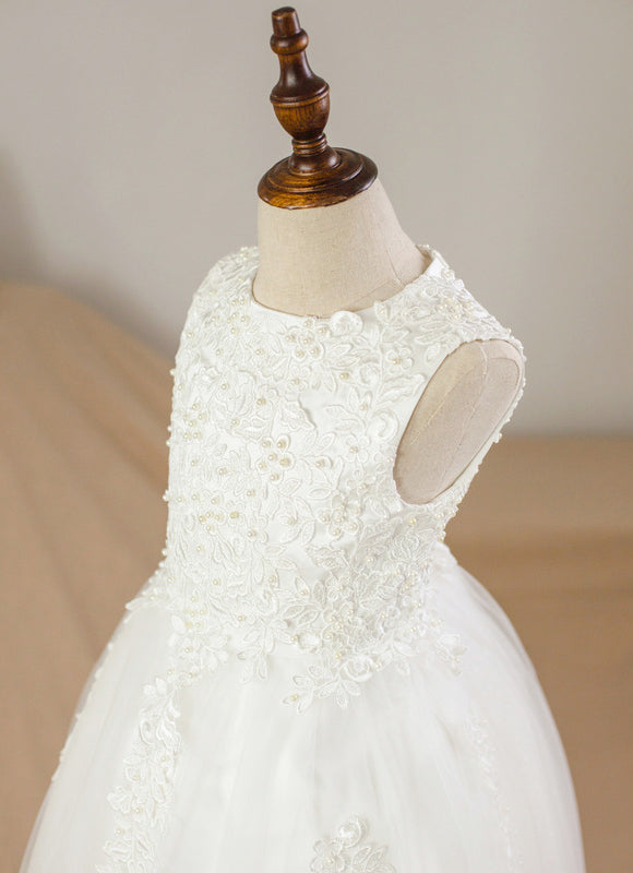 Robe Enfant Élégante En Tulle. - gallery 9
