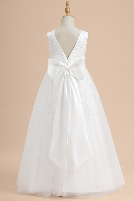 Robe Enfant Élégante À Dos Nu
