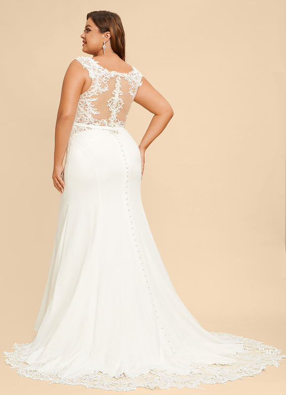 Robe Nuptiale Élégante Dos Transparent - gallery 5