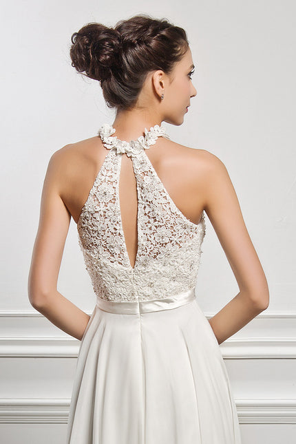 Robe Nuptiale Col Montant Chic - gallery 6