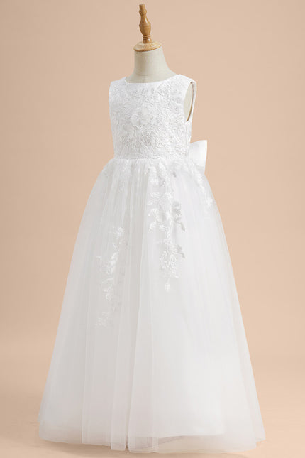 Robe Enfant Élégante À Dos Nu - gallery 5