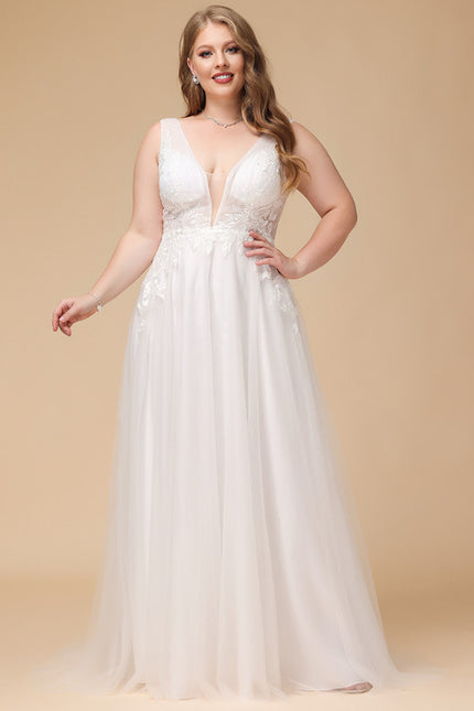 Robe Nuptiale Vaporeuse À Paillettes - gallery 7