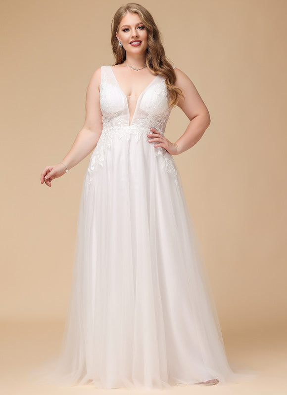 Robe Nuptiale Vaporeuse À Paillettes - gallery 7