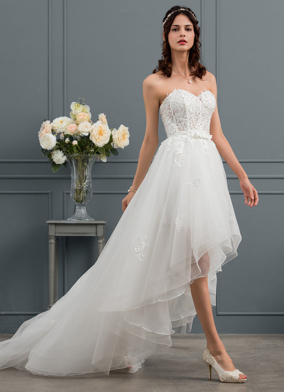 Robe Nuptiale Chic À Traîne - gallery 2