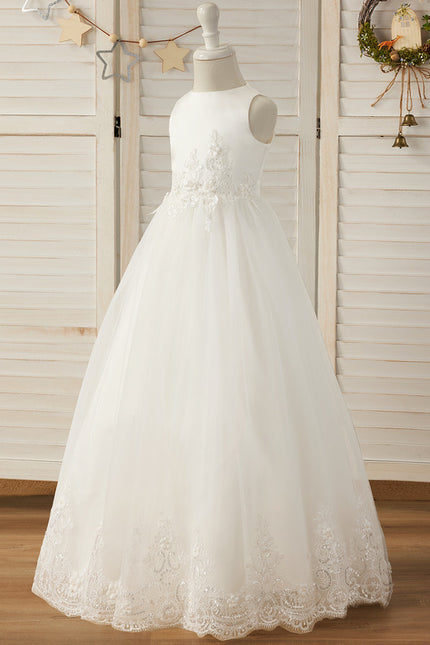 Robe Enfant Élégante En Tulle - gallery 4