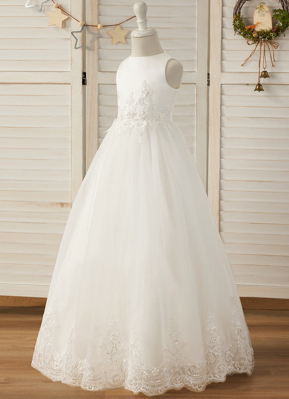 Robe Enfant Élégante En Tulle - gallery 4