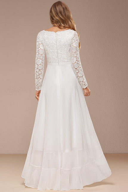 Robe Nuptiale Fluide À Volants Raffinés - gallery 2