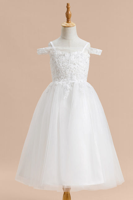 Robe Enfant Mariage Dentelle Délicate