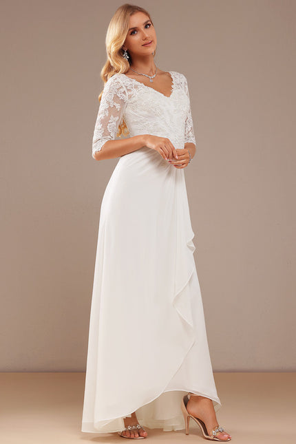 Robe Nuptiale Fluide À Dentelle Raffinée - gallery 4
