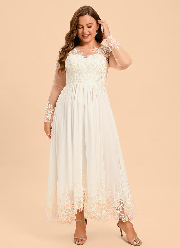 Robe Nuptiale Élégante À Broderies - gallery 8