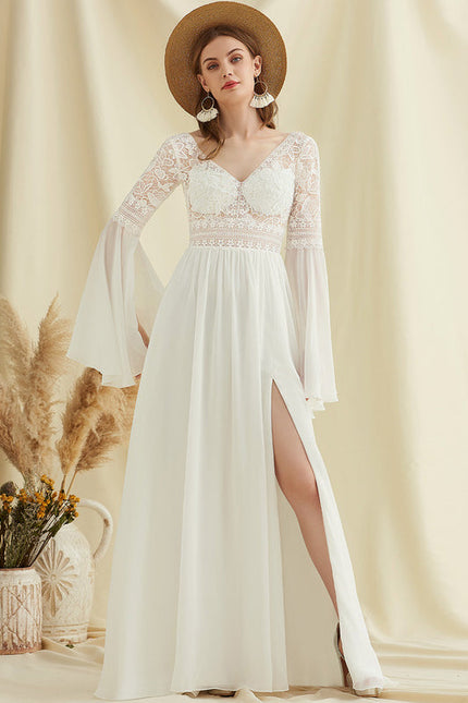 Robes De Mariee Boheme Dentelle - gallery 1