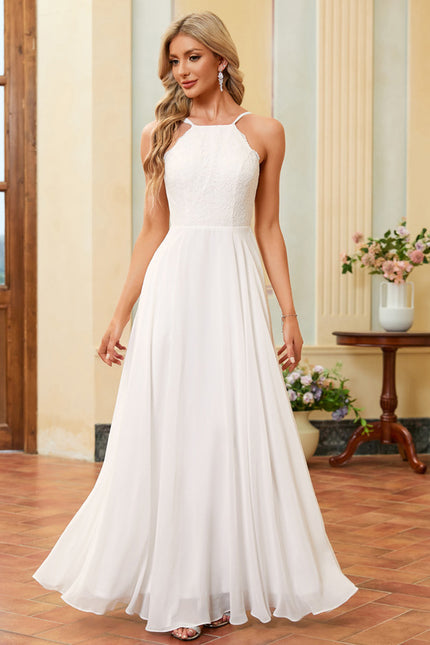 Robe Nuptiale Fluide Avec Poches - gallery 2