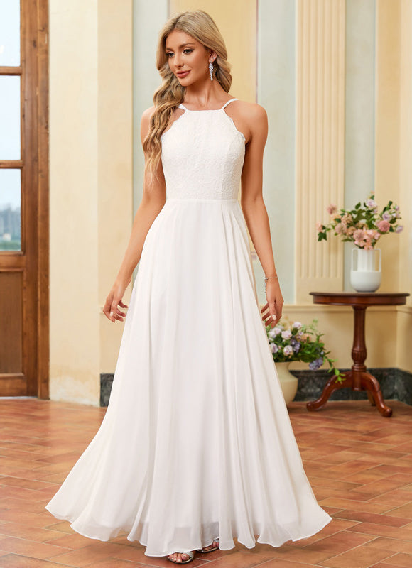 Robe Nuptiale Fluide Avec Poches - gallery 2