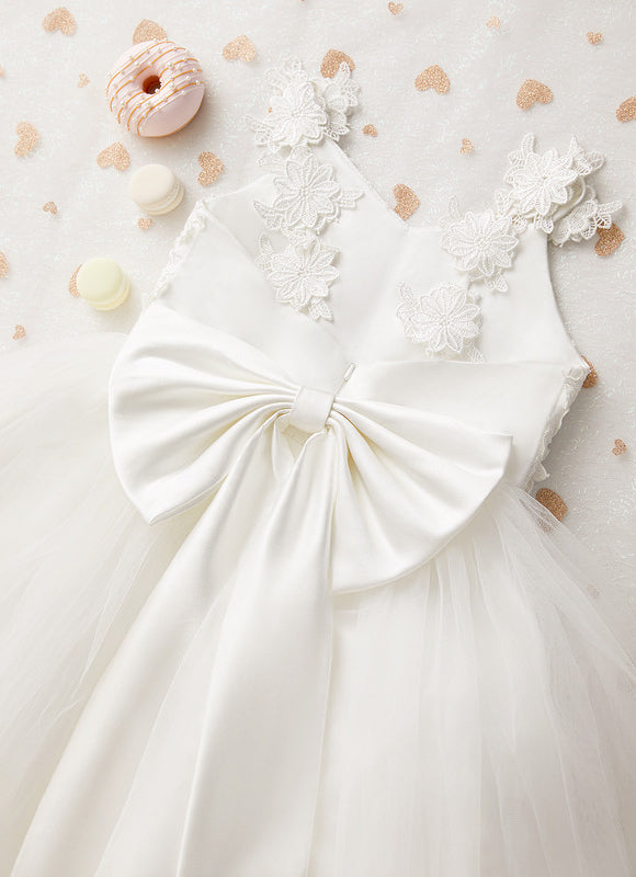 Robe Enfant Tulle Florale Élégante - gallery 3