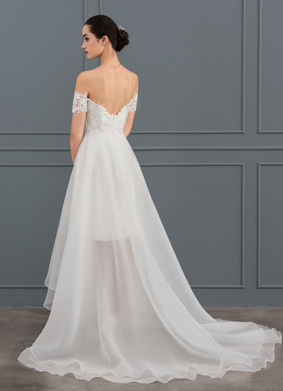 Robe Nuptiale Romantique À Volants. - gallery 4