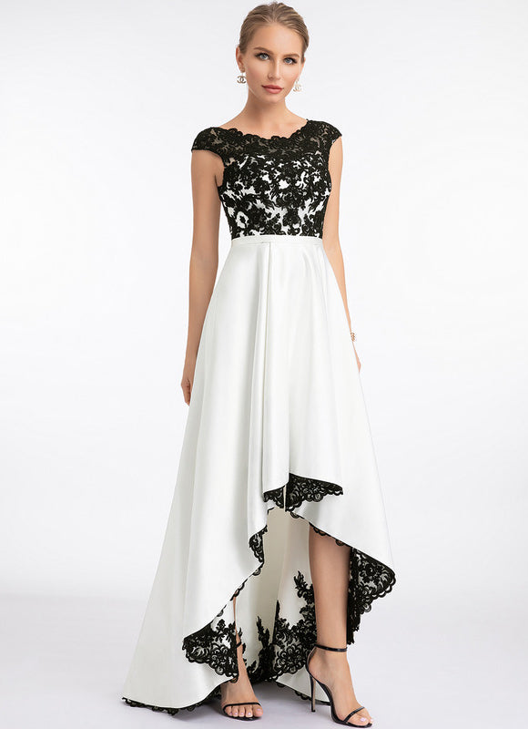 Robe De Bal Chic Bicolore Élégante - gallery 1