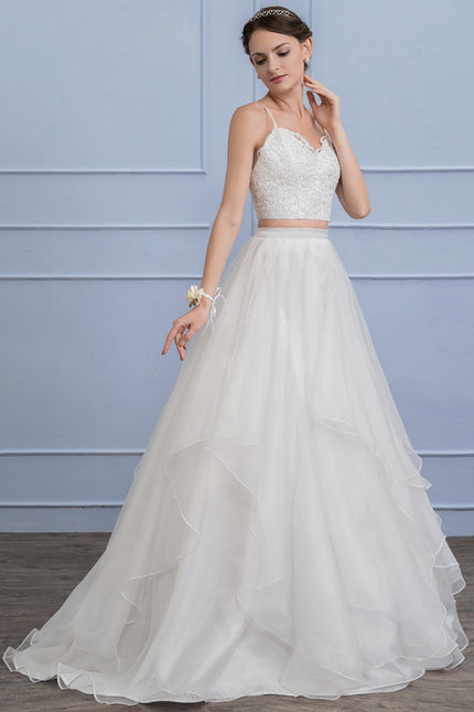 Robe Nuptiale En Organza Fluide - gallery 4