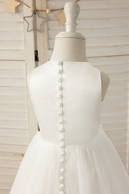 Robe Enfant Élégante En Tulle - gallery 1