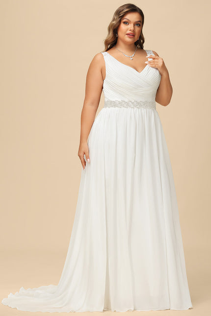 Robe Nuptiale Col V Élégante - gallery 6