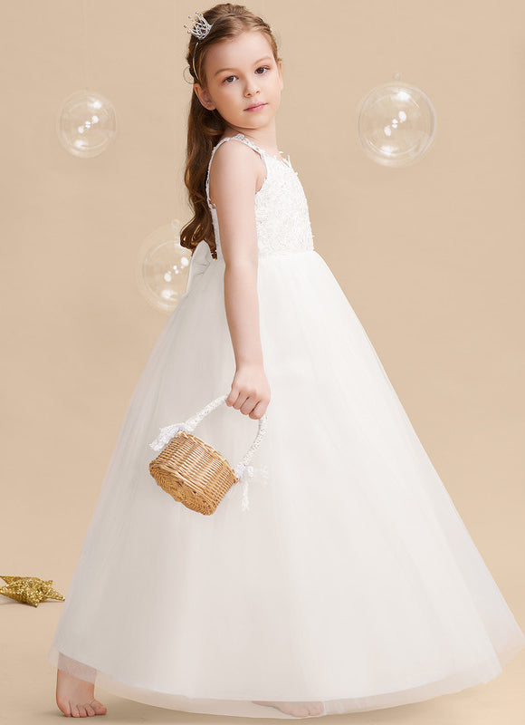 Robe Enfant Élégante À Nœud Large - gallery 1