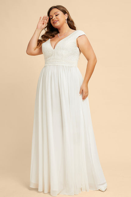 Robe Nuptiale Romantique Col V - gallery 9