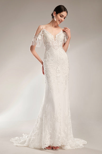 Robe De Mariée Dentelle Romantique Élégante