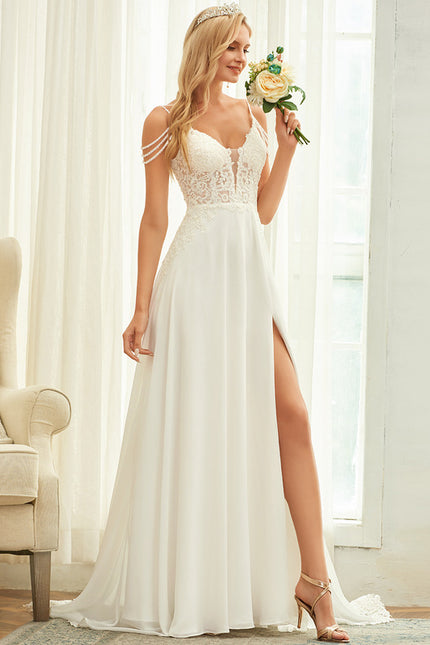 Robe De Mariée Fluide En Tulle - gallery 7