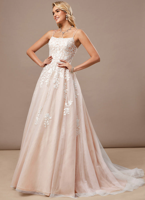 Robe De Mariee Rose Poudre