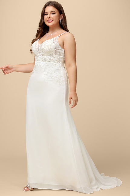 Robe De Mariée Moderne En Mousseline - gallery 7