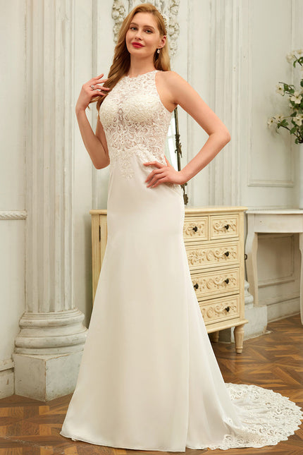 Robe De Mariée Élégante En Dentelle - gallery 2